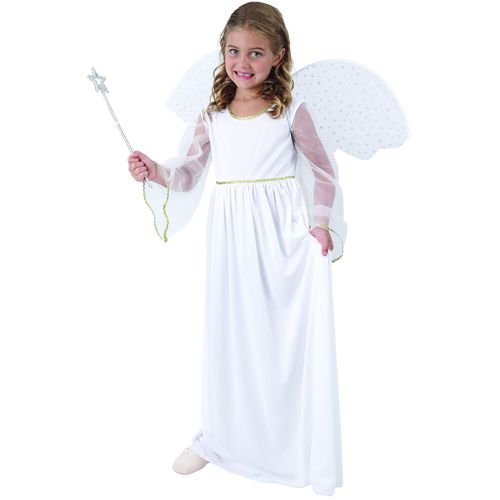 Déguisement Ange Blanc Fille - Taille: L 10-12 Ans (130-140 Cm)