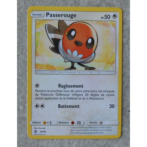 Passerouge 39/40 - Mcdo 2018 - Vf