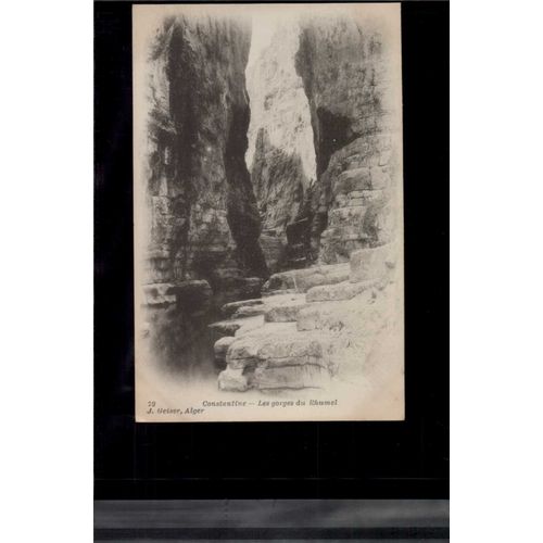 Carte Postale Constantine Les Gorges Du Rhumel En L'état Sur Les Photos