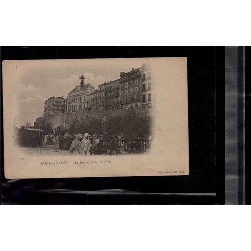 Carte Postale Constantine Le Nouvel Hotel De Ville En L'état Sur Les Photos