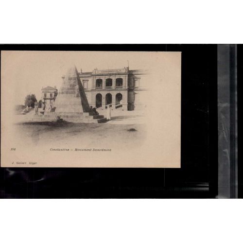 Carte Postale Constantine Monument Damrémont En L'état Sur Les Photos