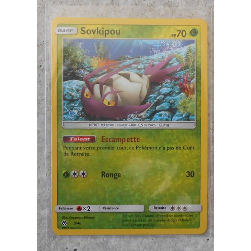 Sovkipou Reverse 3/40 - Cartes Mc Donald's Promo 2018 - Vf