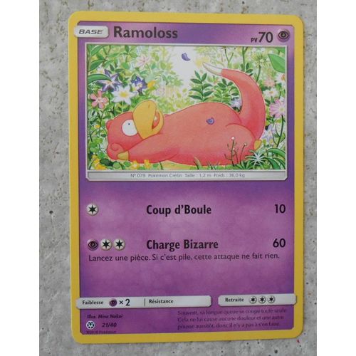 Ramoloss 21/40 - Cartes Mc Donald's Promo 2018 - Vf