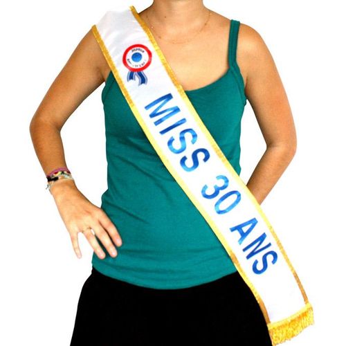 Echarpe Miss 30 Ans - Taille - Taille Unique - 211069