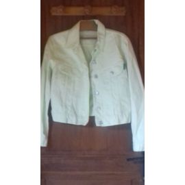 Blouson Jean Benetton Femme 38/40 Jaune