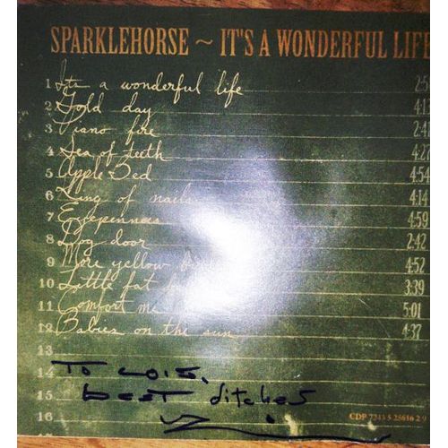 Autographe De Mark Linkous Sparklehorse