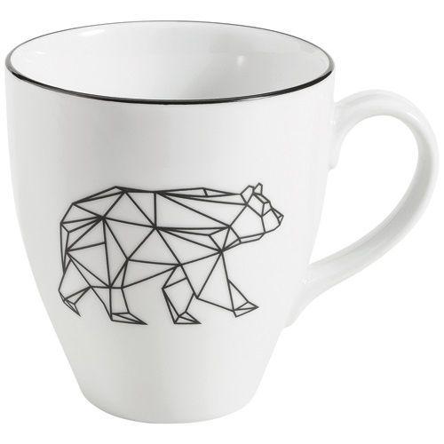 Mug Déjeuner Porcelaine 45cl Origami Ours