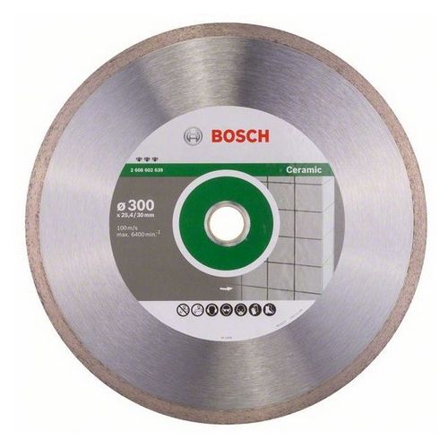 Bosch - Disque à tronçonner diamanté pour céramique 300x30/25,4x2,8mm