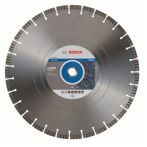Bosch - Disque à tronçonner diamanté Best for Stone 450x25,4x12mm