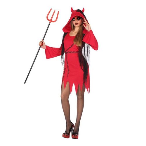 Déguisement De Diablesse Avec Chaînes Pour Femme (Taille M-L)