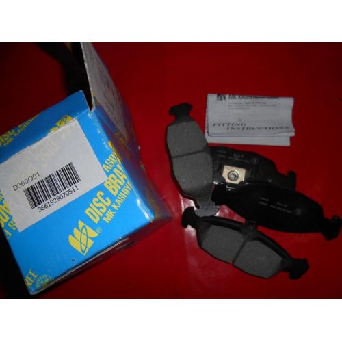 Jeu 4 Plaquettes De Freins Avant Daewoo Lanos + Nexia Et Opel Astra F G + Corsa A B C