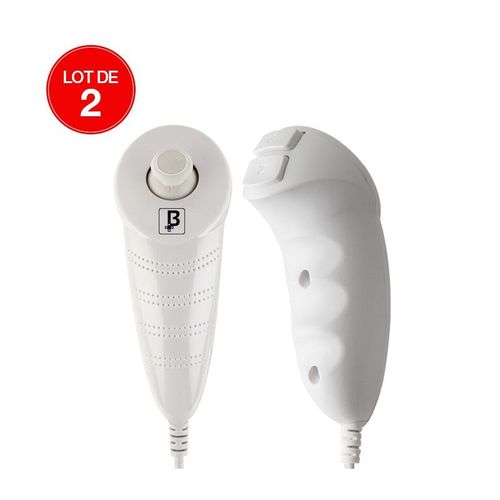 2 X Manettes Nunchuk Wii/Wiiu Blanche
