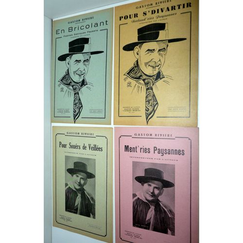 Gaston Rivière, Accordéoniste, Folklore Allier, Montluçon, Lot De Chansons