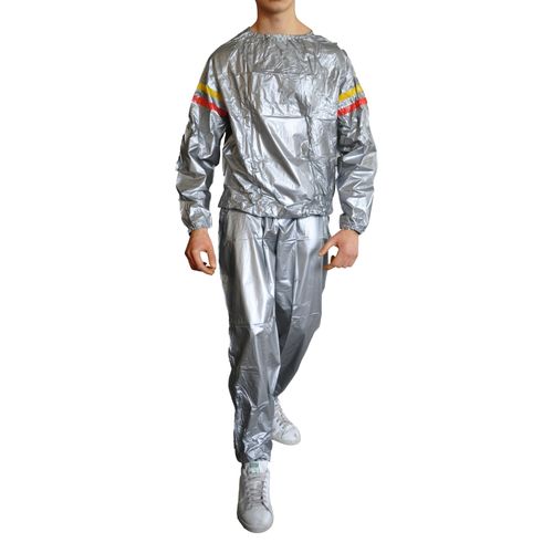 Holisane Ensemble Blouson + Pantalon Sauna Minceur Pvc Taille L
