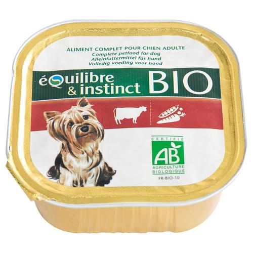 Pâtée Bio Au Boeuf Pour Chien Senior - Équilibre & Instinct - 300g