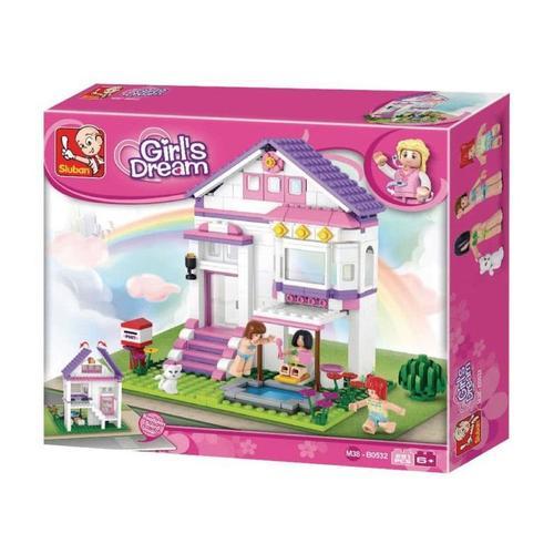 Briques Compatibles Lego - Construction - Reve De Fille - - Maison De Vacances - Sluban