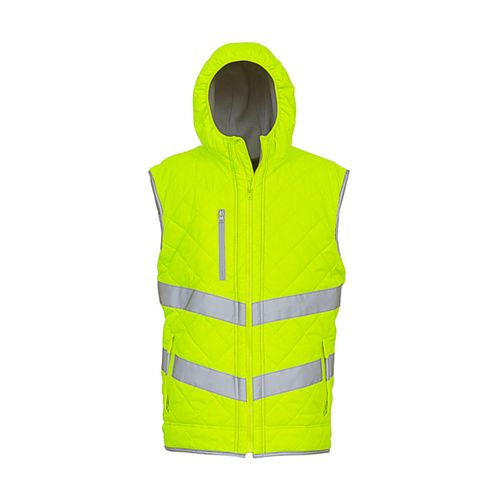 Gilet Matelass? Sans Manches Haute Visibilit? - Hv007 - Jaune Fluo