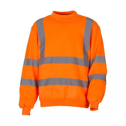 Sweat-Shirt De S?Curit? Haute Visibilit? Orange Fluo - Hvj510