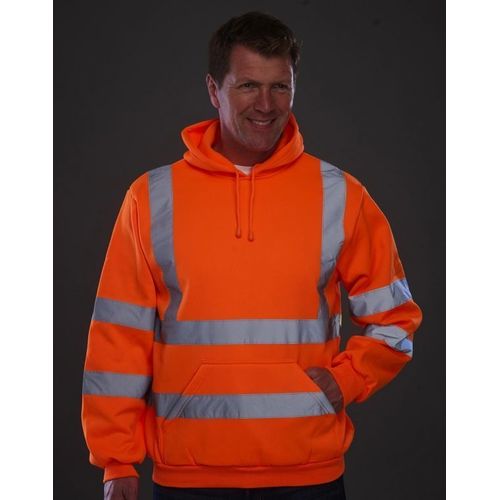 Sweat-Shirt De Sécurité À Capuche Orange Fluo - Hvk05