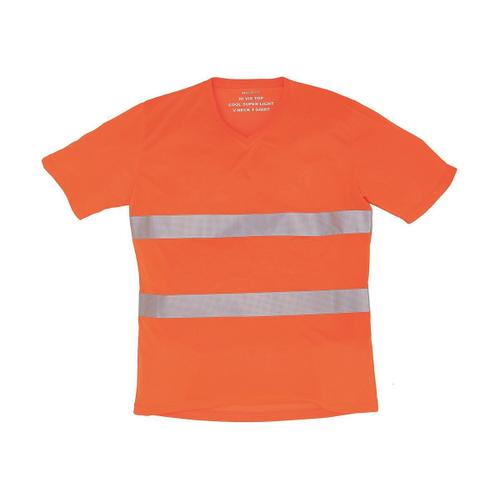 T-Shirt De S?Curit? En Maille - Orange Fluo - Hvj910