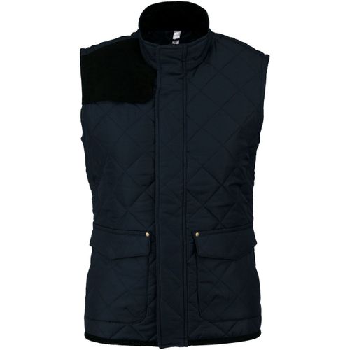 Bodywarmer Veste Sans Manches Matelass?E - K6125 - Bleu Marine - Femme