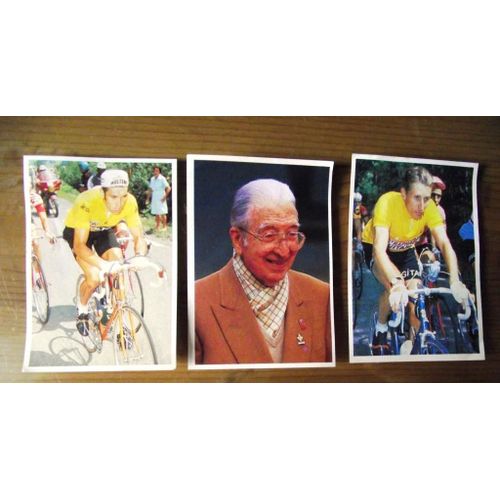 Images Poulain Série 44 Image N°5 Jacques Anquetil: Image N°6 Eddy Merckx Image N°11 René Lacoste