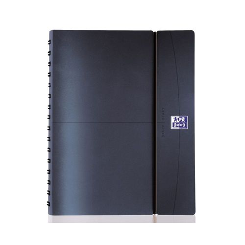 Oxford Agenda Spirale 2017 / 2018 - 15x21 Cm - Gris