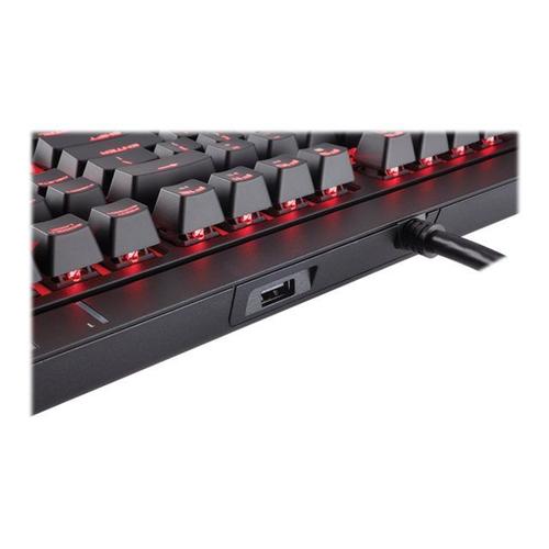 CORSAIR Gaming K68 Mechanical - Clavier - rétro-éclairé - USB - Français -  commutateur : CHERRY MX Red