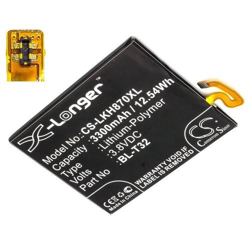 Batterie Li-Polymer 3,8v 3300mah / 12.54wh Type Bl-T32, Eac63438701 Pour Lg As993, As998, G6, G6 Td-Lte, G600k, H870, H870ds, H871, H872, H930, H930ds, H930g, H930k, H931, H932, H932u, H933, Joan, Joa