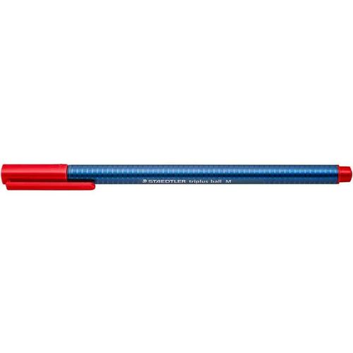 Staedtler Stylo Bille Triplus Ball 437 M Pte Moyenne Rouge