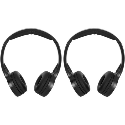 2 Voiture écouteur Sans Fil écouteur Canal Sans Fil Infrarouge IR Stéréo Audio Casque écouteur Pour Voiture Appuie-tête DVD