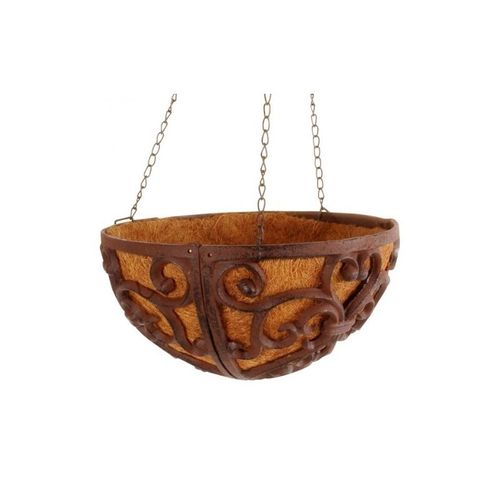 Jardinère suspendue - Fonte - Panier de suspension avec chaines