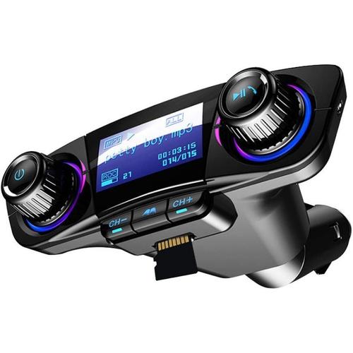 Transmetteur Autoradio Lecteur Kit MP3 Libres Chargeur BT Adaptateur FM Chargeur USB Bluetooth Radio FM Intégré