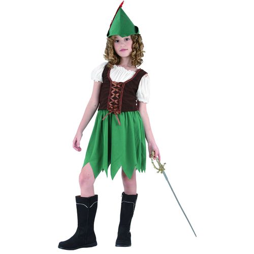 Déguisement Fille Des Bois - Taille: L 10-12 Ans (130-140 Cm)