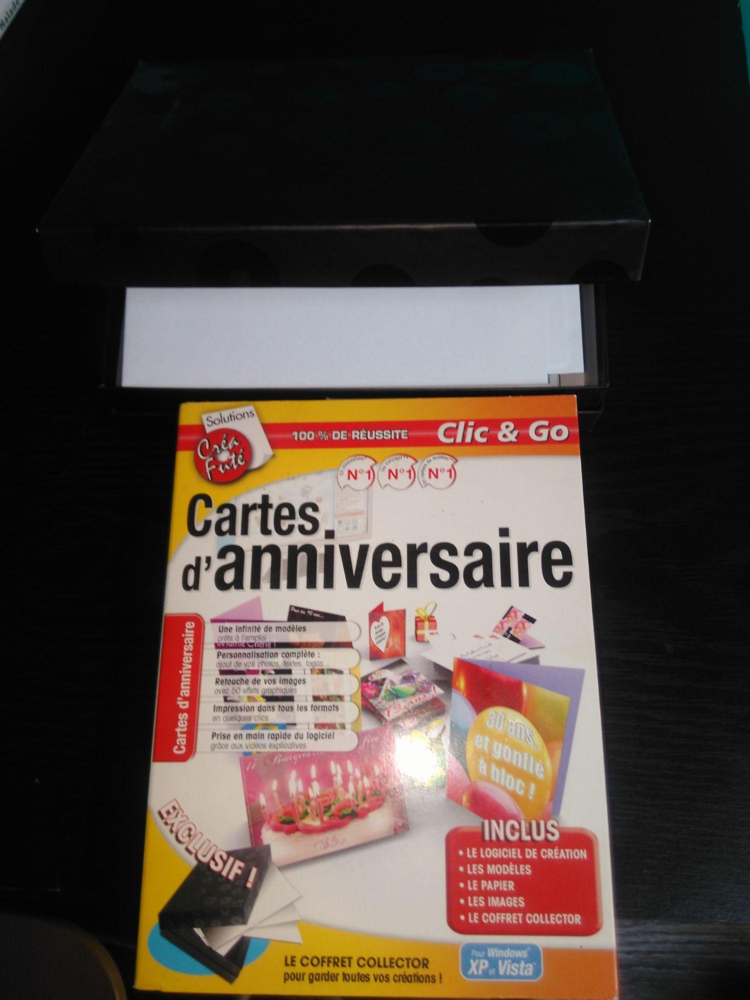 Logiciel Cartes D Anniversaire Clic And Go Rakuten