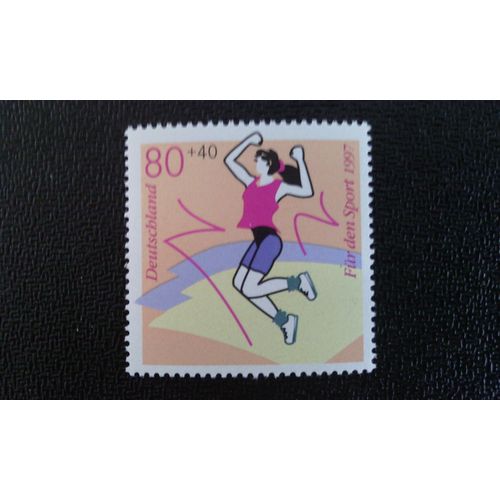 Timbre Allemagne Rfa Yt 1730 Aide Au Sport - Aérobic 1997