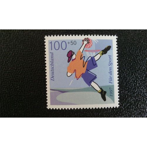 Timbre Allemagne Rfa Yt 1732 Aide Au Sport - Streetball 1997