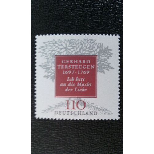 Timbre Allemagne Rfa Yt 1793 300e Anniversaire Anniv. De Gerhard Tersteegen 1997