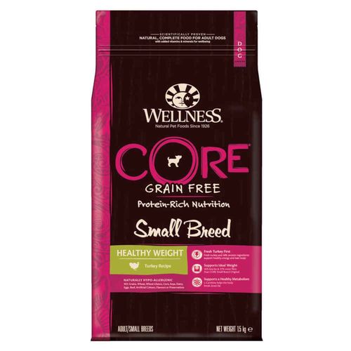 Croquettes Light Poulet Et Dinde Pour Chien Petite Race - Wellness Core - 1,5kg