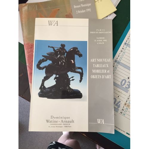 Wayine Arnault Catalogue Des Ventes Du 11 Avril 1992