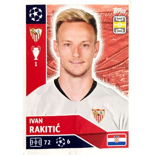 Sev9 Ivan Rakiti? - Sevilla Fc - Topps Uefa Champions League 2020 2021 Sticker Vignette