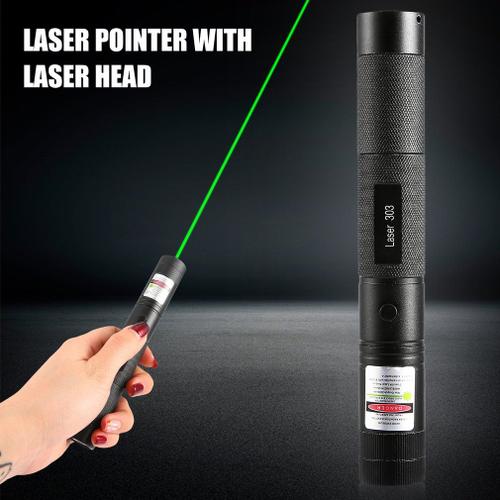 303 pointeur stylo laser faisceau spot vert puissant 1mW 532nm 8KM