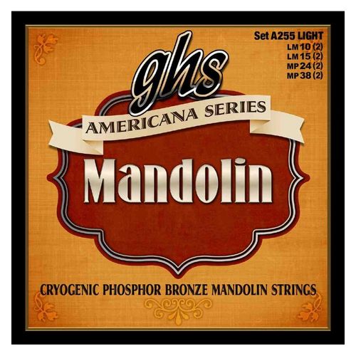 Ghs A255 - Jeu De Cordes Americana Mandoline - Light 10-38