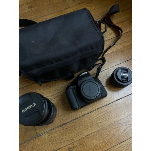 Canon EOS 800D 24.2 Mpix + Objectif 18-135mm + Objectif 50mm - Noir