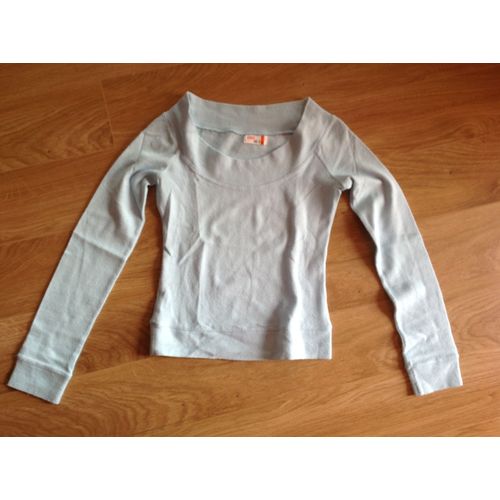 Pull Bershka Coton M Bleu