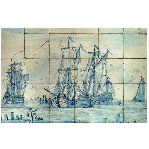 Carte Postale 1976 - Lille - Musee Des Beaux Arts - Cornelis Boumeester De Rotterdam - 1652-1733 -- Un Port -Carreaux De Faience - Editions Des Musees Nationaux