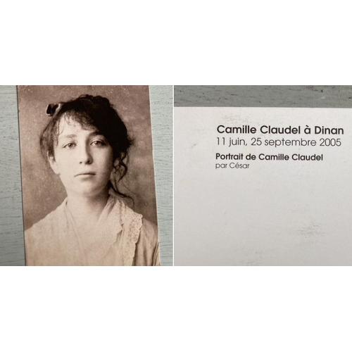 Camille Claudel : 2 Cartes = Camille Claudel Par César & L'interdite (Cave Poésie, Toulouse, 2013)