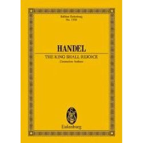 Cantata: King Shall Rejoice (Cranmer) / Conducteur De Poche