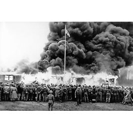 Ww2 - Destruction Du Camp De Concentration De Bergen-Belsen Par Les Britanniques En 1945