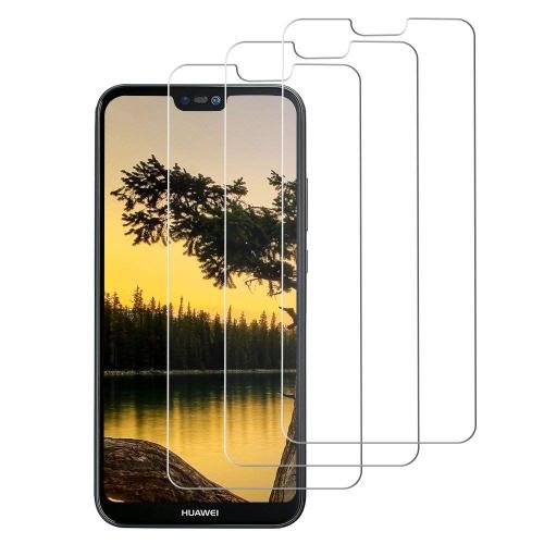 [3-Pièces]Verre Trempé Huawei P20 Lite,Tremmple Film Protection Huawei P20 Lite En Verre Trempé Écran Protecteur Huawei P20 Lite Ultra Résistant Dureté 9h Glass Screen Protector Pour Huawei P20 Lite,Transparent